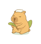 カピバラ温泉のんびり隊（個別スタンプ：14）