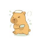 カピバラ温泉のんびり隊（個別スタンプ：15）