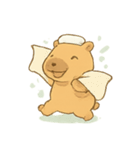 カピバラ温泉のんびり隊（個別スタンプ：16）