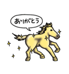 黄金の馬（個別スタンプ：24）