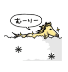黄金の馬（個別スタンプ：35）