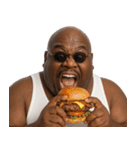煽り性能MAXの黒人デブ【うざ顔】（個別スタンプ：28）