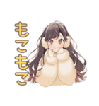 ゆるふわガーリーな女の子の冬（個別スタンプ：13）
