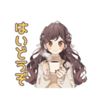 ゆるふわガーリーな女の子の冬（個別スタンプ：31）