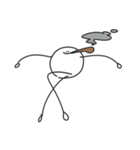 ( ¨̮ ) セリフのないまるへた（個別スタンプ：1）