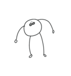 ( ¨̮ ) セリフのないまるへた（個別スタンプ：3）