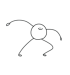 ( ¨̮ ) セリフのないまるへた（個別スタンプ：5）