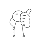 ( ¨̮ ) セリフのないまるへた（個別スタンプ：11）