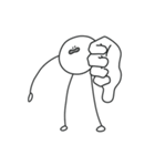 ( ¨̮ ) セリフのないまるへた（個別スタンプ：12）