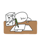 ( ¨̮ ) セリフのないまるへた（個別スタンプ：17）