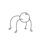 ( ¨̮ ) セリフのないまるへた（個別スタンプ：20）