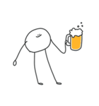 ( ¨̮ ) セリフのないまるへた（個別スタンプ：24）