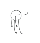 ( ¨̮ ) セリフのないまるへた（個別スタンプ：25）