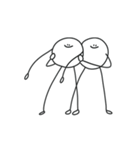 ( ¨̮ ) セリフのないまるへた（個別スタンプ：32）