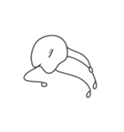 ( ¨̮ ) セリフのないまるへた（個別スタンプ：39）