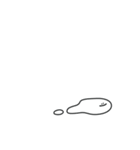 ( ¨̮ ) セリフのないまるへた（個別スタンプ：40）