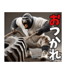 ゴリラ×高校野球！目指せ甲子園！第3弾！（個別スタンプ：5）