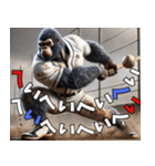ゴリラ×高校野球！目指せ甲子園！第3弾！（個別スタンプ：13）