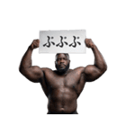 カンペ黒人の煽り【面白い・ラッパー】（個別スタンプ：17）