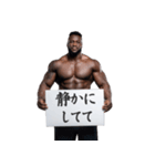 カンペ黒人の煽り【面白い・ラッパー】（個別スタンプ：18）