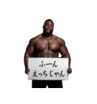 カンペ黒人の煽り【面白い・ラッパー】（個別スタンプ：24）