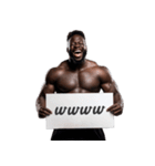 カンペ黒人の煽り【面白い・ラッパー】（個別スタンプ：31）