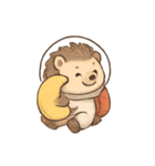 コスモハリネズミ 無重力さんぽ（個別スタンプ：5）