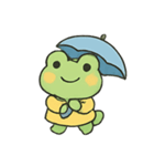 お天気かえるのちいさなキャスター（個別スタンプ：1）