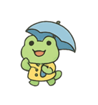 お天気かえるのちいさなキャスター（個別スタンプ：2）