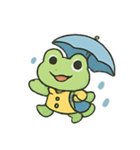 お天気かえるのちいさなキャスター（個別スタンプ：5）