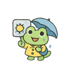 お天気かえるのちいさなキャスター（個別スタンプ：11）