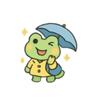 お天気かえるのちいさなキャスター（個別スタンプ：12）