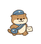 雲の郵便やさんカワウソ（個別スタンプ：3）