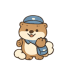 雲の郵便やさんカワウソ（個別スタンプ：6）