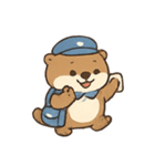 雲の郵便やさんカワウソ（個別スタンプ：7）