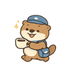 雲の郵便やさんカワウソ（個別スタンプ：9）