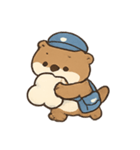 雲の郵便やさんカワウソ（個別スタンプ：11）