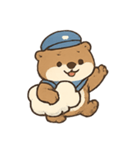 雲の郵便やさんカワウソ（個別スタンプ：13）