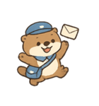 雲の郵便やさんカワウソ（個別スタンプ：15）