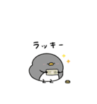 ポジティブなへんてこなペンギン（個別スタンプ：10）