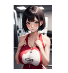 肉肉フィットネスガール3写真（個別スタンプ：20）