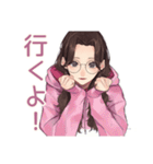 徹夜ゲーマー★メガネガール招待2（個別スタンプ：11）