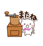 シロネコすたんぷ★カフェ（個別スタンプ：21）