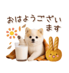 大人かわいい秋の癒しポメラニアン（個別スタンプ：2）