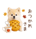 大人かわいい秋の癒しポメラニアン（個別スタンプ：13）