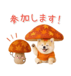 大人かわいい秋の癒しポメラニアン（個別スタンプ：18）
