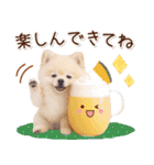 大人かわいい秋の癒しポメラニアン（個別スタンプ：20）