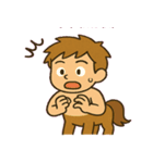 まじめなケンタウロスの日常@SFW（個別スタンプ：3）