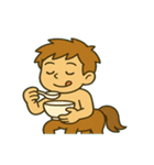 まじめなケンタウロスの日常@SFW（個別スタンプ：10）