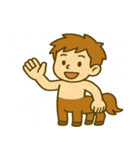 まじめなケンタウロスの日常@SFW（個別スタンプ：13）